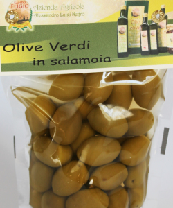 Olive verdi in salamoia 250 gr