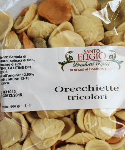Orecchiette tricolori 500 gr
