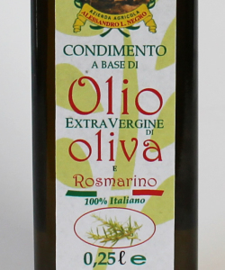 Olio al rosmarino e capperi da 0,25 lt