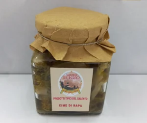 cime di rapa in barattolo ricetta artigianale prodotti salentini tradizionali a presicce