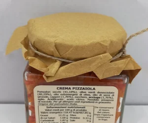 crema alla pizzaiola salentina prodotto artigianale pugliese olio sant'eligio