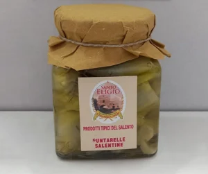 puntarelle salentine cicorie agrodolci sott'olio ricetta tradizionale pugliese presicce olio sant'eligio
